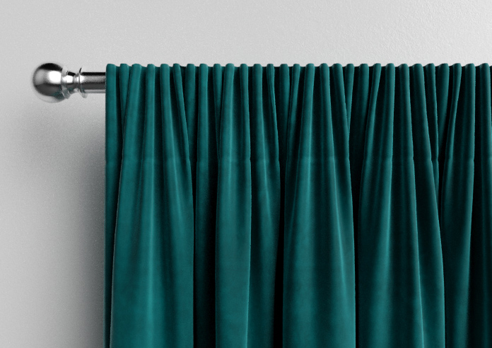 Ultra Luxe Velvet, Deep Teal - Made to Measure Curtains - Image 9